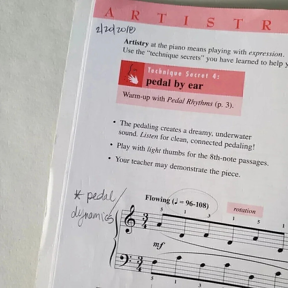 FABER Piano Adventures Level‎ 3A Technique & Artistry Book 2nd Edition - Picture 4 of 5